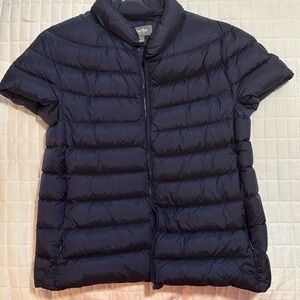 Martha Stewart short sleeve puffer jacket